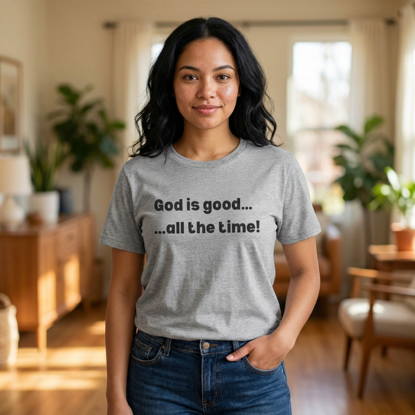 God Is Good… All the Time – Faith Statement Tee