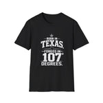 Born In Texas Forged In 107 Degrees Tee