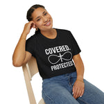 Covered Protected Unisex Tee — Bold Faith Shirt, Christian Statement Tee | Plainly Said