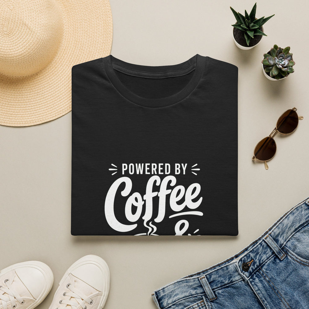 Powered By Coffee & Sarcasm T-Shirt | Witty Tee