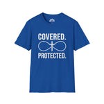 Covered Protected Unisex Tee — Bold Faith Shirt, Christian Statement Tee | Plainly Said