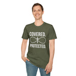 Covered Protected Unisex Tee — Bold Faith Shirt, Christian Statement Tee | Plainly Said