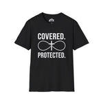 Covered Protected Unisex Tee — Bold Faith Shirt, Christian Statement Tee | Plainly Said