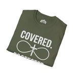 Covered Protected Unisex Tee — Bold Faith Shirt, Christian Statement Tee | Plainly Said