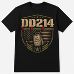 DD214 Retired Extremely Dangerous Veteran T-Shirt